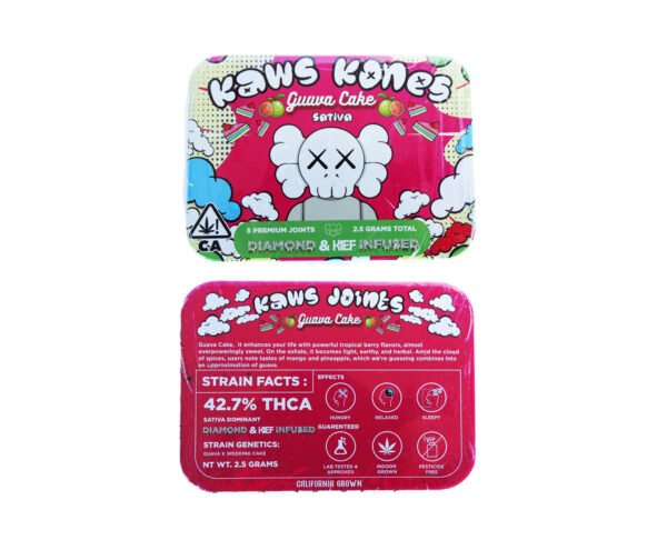 Kaws Kones Guava Cake Pre Rolls