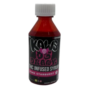 Kaws Pink Starburst THC Syrup